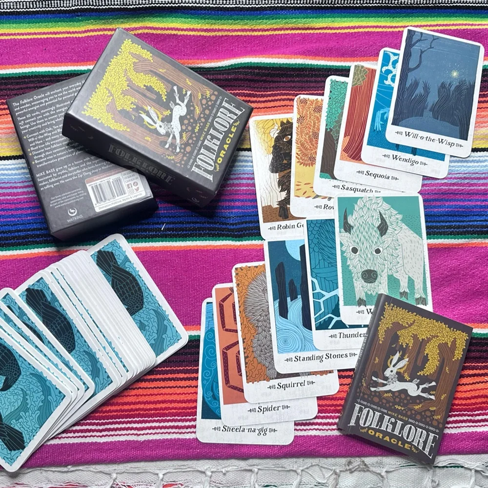 ✨ Folklore Oracle Deck – Illustrated by Mike Bass | 60-Card Set + Guidebook - Picture 11 of 13